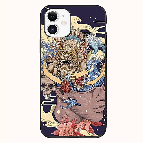 

Phone Case For Apple Back Cover iPhone 12 Pro Max 11 SE 2020 X XR XS Max 8 7 Shockproof Dustproof Graphic TPU