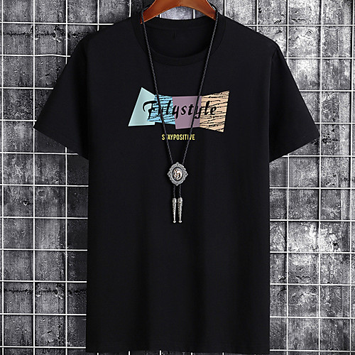 

Men's Unisex Tee T shirt Hot Stamping Graphic Prints Letter Plus Size Zero two Print Short Sleeve Casual Tops Cotton Basic Designer Big and Tall White Black Gray