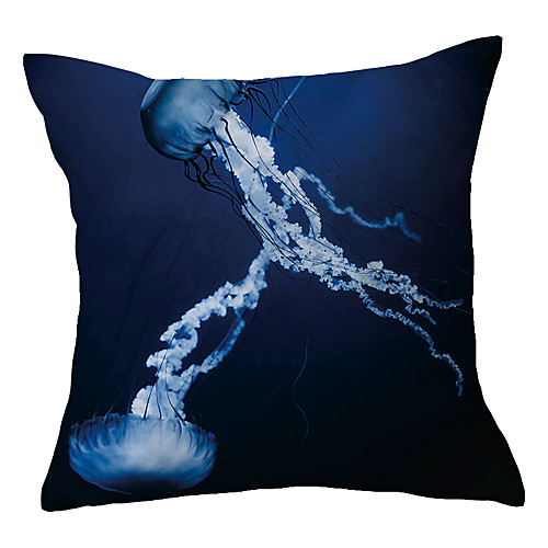 

Jellyfish Double Side Cushion Cover 1PC Soft Decorative Square Throw Pillow Cover Cushion Case Pillowcase for Bedroom Livingroom Superior Quality Machine Washable Outdoor Cushion for Sofa Couch Bed Chair