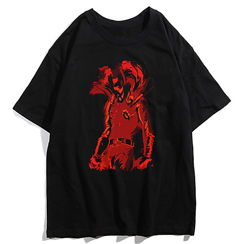 

Inspired by ONE PUNCH-MAN Cosplay Anime Cartoon Polyester / Cotton Blend Print Harajuku Graphic Kawaii T shirt For Women's / Men's
