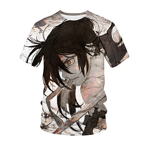 

Inspired by Dororo Cosplay Anime Cartoon 100% Polyester 3D Harajuku Graphic Kawaii T-shirt For Women's / Men's