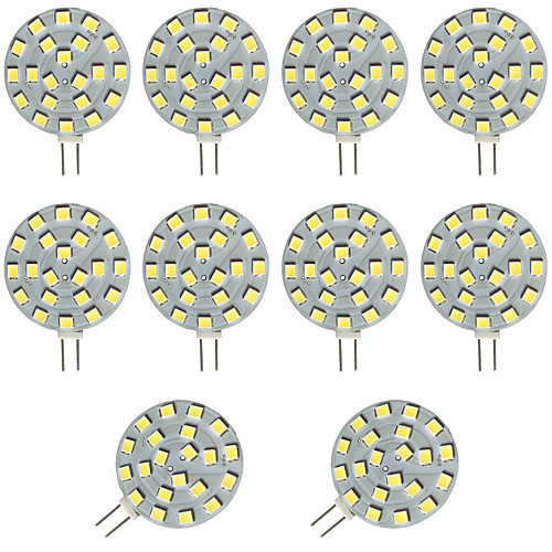 

10pcs 2 W LED Bi-pin Lights 200 lm G4 21 LED Beads SMD 2835 Warm White White 12-24 V