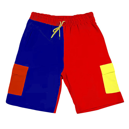 

Men's Sporty Casual / Sporty Quick Dry Breathable Soft Daily Sports Chinos Shorts Pants Patchwork Short Drawstring Elastic Waist 1 2 3 4 5