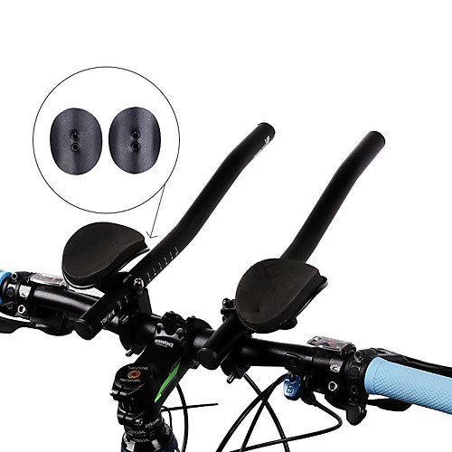 

Bike Handlebar TT Handlebar 31.8 mm 25.4 mm Anti-Slip Lightweight Materials Comfortable Road Bike Mountain Bike MTB Folding Bike Cycling Black