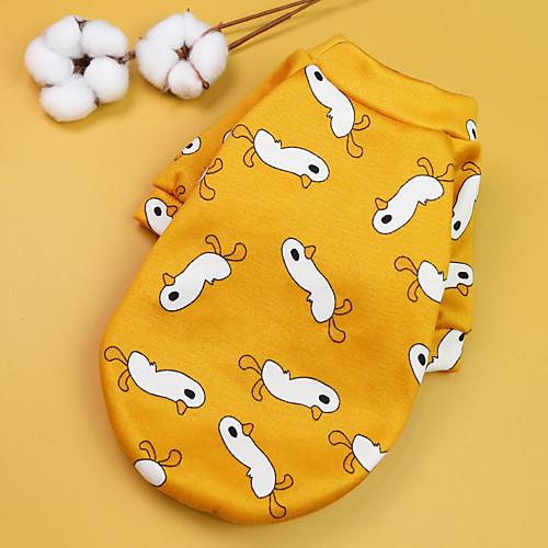 

Dog Hoodie Dog Costume Graphic Printed Cartoon Adorable Dailywear Casual / Daily Dog Clothes Puppy Clothes Dog Outfits Breathable Yellow Red Pink Costume for Girl and Boy Dog Polyester XS S M L XL