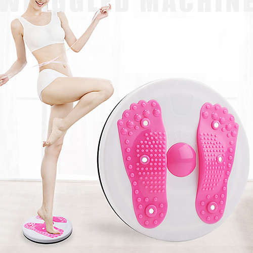 

Waist Twisting Disc Magnet Balance Rotating Board 1 pcs Sports PP (Polypropylene) Home Workout Yoga Gym Workout Non Toxic Anti Slip Durable Weight Loss Improves Balance And Body Posture Massage For