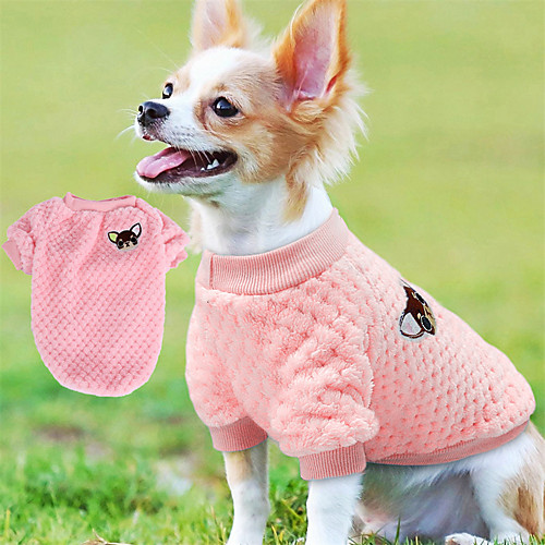 

Dog Costume Sweatshirt Animal Animal For Indoor and Outdoor Use Casual / Daily Outdoor Winter Dog Clothes Puppy Clothes Dog Outfits Warm Purple Red Pink Costume for Girl and Boy Dog Coral Fleece S M