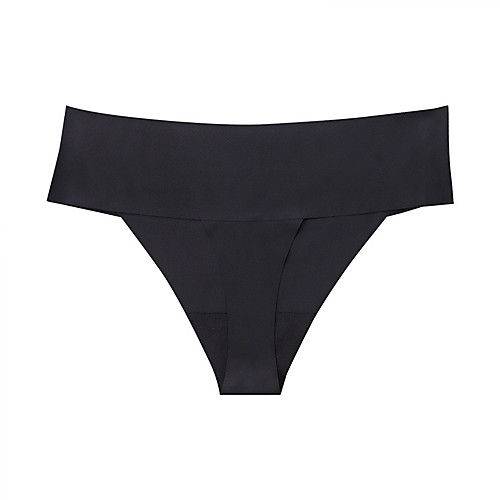 

Women's Basic Basic Plain Seamless Panty Stretchy Natural White S