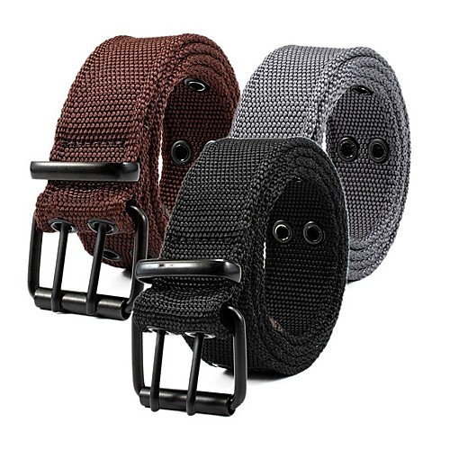 

Men's Wide Belt 100g / m2 Polyester Knit Stretch Belt Solid Colored
