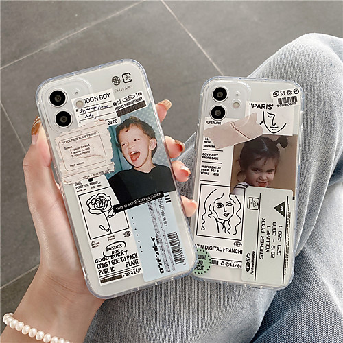 

Phone Case For Apple Back Cover iPhone 12 Pro Max 11 SE 2020 X XR XS Max 8 7 Shockproof Dustproof Cartoon TPU