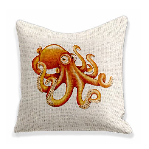 

Octopus Double Side Cushion Cover 1PC Soft Decorative Square Throw Pillow Cover Cushion Case Pillowcase for Bedroom Livingroom Superior Quality Machine Washable Outdoor Cushion for Sofa Couch Bed Chair