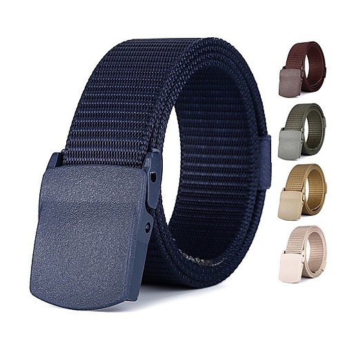 

Men's Wide Belt 100g / m2 Polyester Knit Stretch Belt Solid Colored