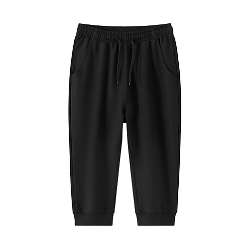 

Men's Chic & Modern Athleisure Cycling Quick Dry Moisture Wicking Lightweight Breathable Soft Outdoor Sports Casual Sports Chinos Capri shorts Pants Simple Solid Color Calf-Length Drawstring Pocket