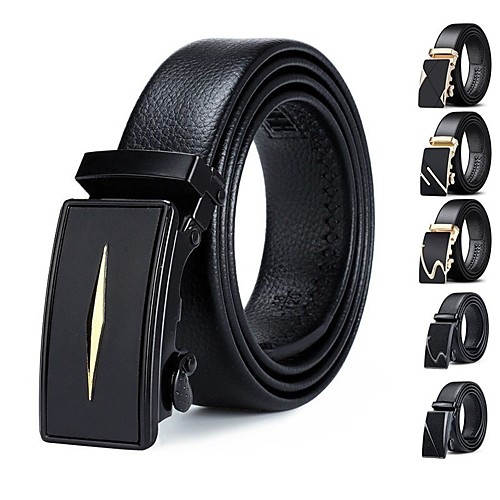 

Men's Wide Belt Office / Career Daily Wear As the Picture Belt Solid Color