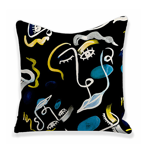 

Simple Double Side Cushion Cover 1PC Soft Decorative Square Throw Pillow Cover Cushion Case Pillowcase for Bedroom Livingroom Superior Quality Machine Washable Outdoor Cushion for Sofa Couch Bed Chair