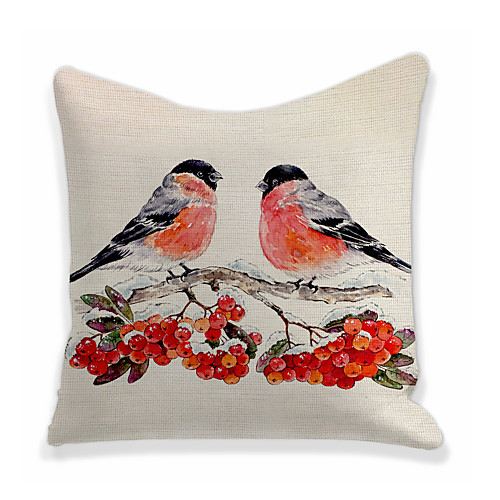 

Double Side Cushion Cover 1PC Faux Linen Soft Decorative Square Throw Pillow Cover Cushion Case Pillowcase for Sofa Bedroom Superior Quality Machine Washable Outdoor Cushion for Sofa Couch Bed Chair