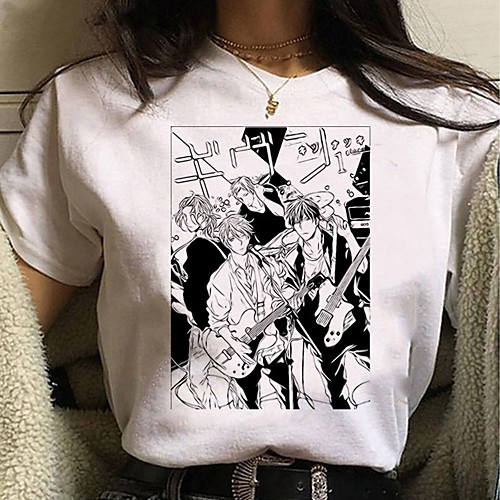 

Inspired by Cosplay Cosplay Anime Cartoon Polyester / Cotton Blend Print Harajuku Graphic Kawaii T-shirt For Women's / Men's