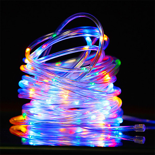 

Outdoor Solar LED String Light 10M 100 LEDs Fairy Garden Lights String Strip Waterproof Outdoor Fence with Solar Panel 8 Modes