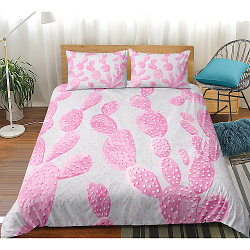 

Duvet Cover Sets 3 Piece Rayon / Polyester 3D Rainbow Reactive Print Bohemian Style