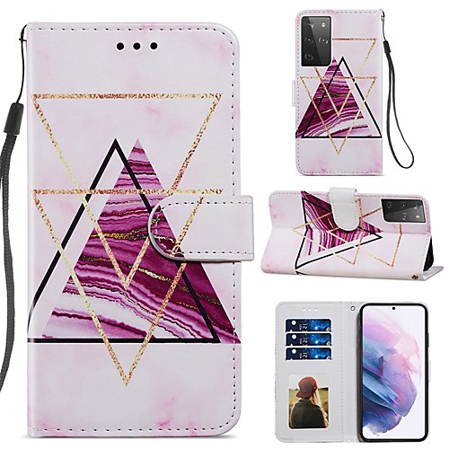 

Flip Wallet Leather Phone Case For Samsung Galaxy S21 Plus S21 Ultra S20 FE 5G Galaxy A72 A52 S42 A32 A21s A12 A02s Magnetic Flip Folio Full Body Protective Cover with Card Slots Kickstand