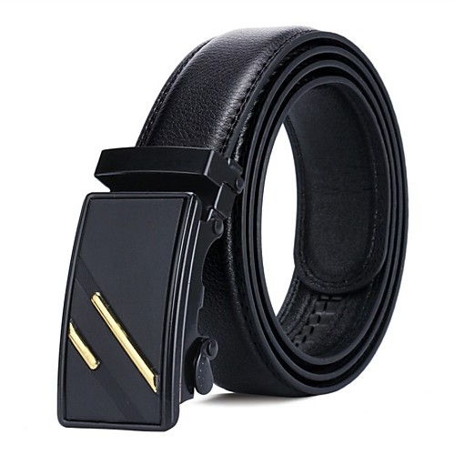 

Men's Wide Belt Office / Career Daily Wear As the Picture Belt Solid Color