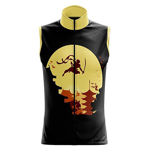 

21Grams Women's Sleeveless Cycling Jersey Summer Spandex Black / Yellow Bike Top Mountain Bike MTB Road Bike Cycling Quick Dry Moisture Wicking Sports Clothing Apparel / Stretchy / Athleisure