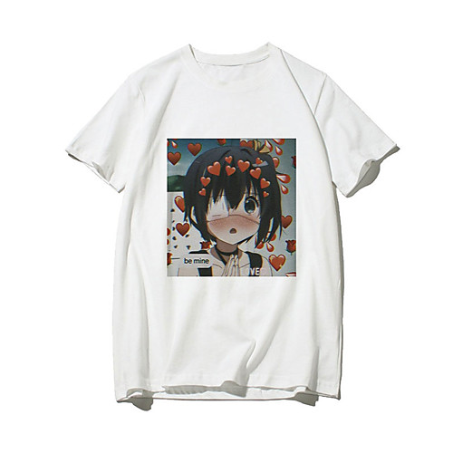 

Inspired by Darling in the Franxx Zero Two Anime Cartoon Polyester / Cotton Blend Print Harajuku Graphic Kawaii T-shirt For Women's / Men's