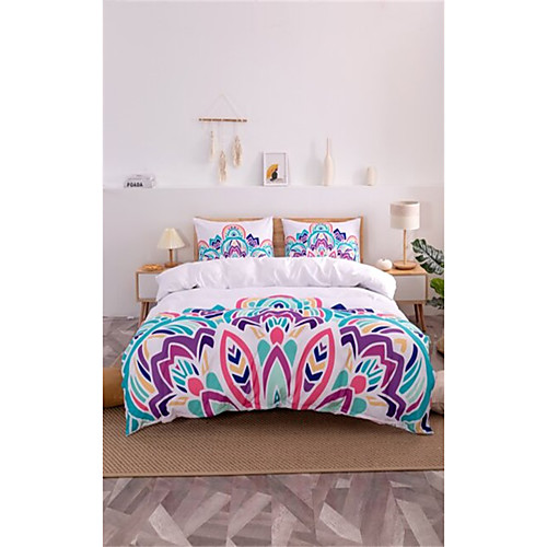 

3-Piece Duvet Cover Set Hotel Bedding Sets Comforter Cover with Soft Lightweight Microfiber Include 1 Duvet Cover 2 Pillowcases for Double/Queen/King(1 Pillowcase for Twin/Single)
