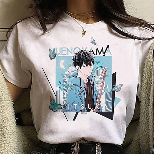 

Inspired by Cosplay Cosplay Anime Cartoon Polyester / Cotton Blend Print Harajuku Graphic Kawaii T-shirt For Women's / Men's