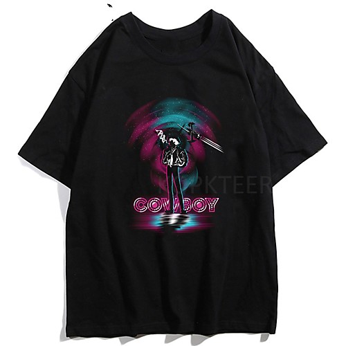 

Inspired by Cowboy Bebop Cosplay Anime Cartoon Polyester / Cotton Blend Print Harajuku Graphic Kawaii T shirt For Women's / Men's