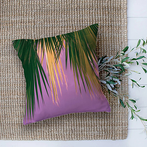 

Botanical Double Side Cushion Cover 1PC Soft Decorative Square Throw Pillow Cover Cushion Case Pillowcase for Bedroom Livingroom Superior Quality Machine Washable Outdoor Cushion for Sofa Couch Bed Chair Garden Theme