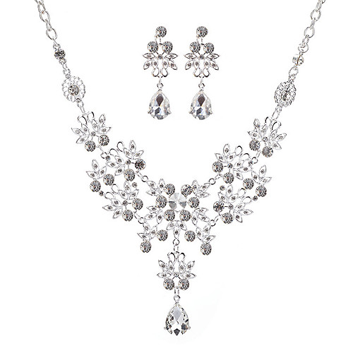 

bridal jewelry set necklace two-piece alloy jewelry set