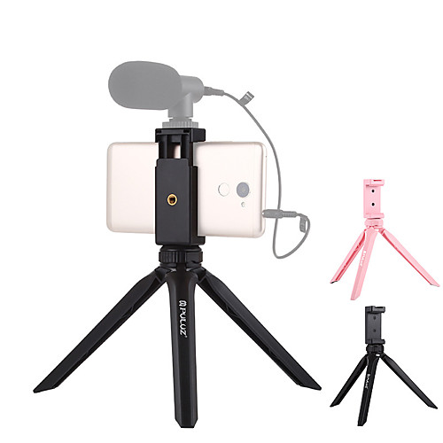 

PULUZ Phone Holder Stand Mount Desk Outdoor Phone Desk Stand Adjustable ABS Phone Accessory iPhone 12 11 Pro Xs Xs Max Xr X 8 Samsung Glaxy S21 S20 Note20