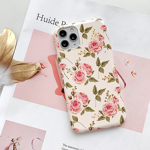 

Phone Case For Apple Back Cover iPhone 12 Pro Max 11 SE 2020 X XR XS Max 8 7 Shockproof Dustproof Flower TPU