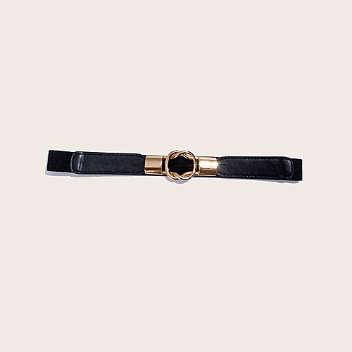 

Women's Skinny Belt leatherette Belt Solid Colored / Party