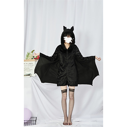 

Bat Vampire Flapper Dress Adults' Women's Halloween Halloween Halloween Festival / Holiday Terylene Brown Women's Easy Carnival Costumes Solid Color / Leotard / Onesie