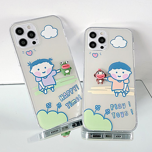

Phone Case For Apple Back Cover iPhone 12 Pro Max 11 SE 2020 X XR XS Max 8 7 Shockproof Dustproof Cartoon TPU