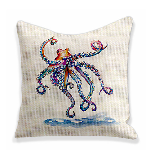 

Octopus Double Side Cushion Cover 1PC Soft Decorative Square Throw Pillow Cover Cushion Case Pillowcase for Bedroom Livingroom Superior Quality Machine Washable Outdoor Cushion for Sofa Couch Bed Chair
