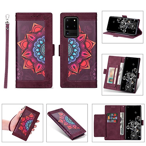 

Flip Wallet Leather Phone Case For Samsung Galaxy S21 Plus S21 Ultra S20 Plus S20 ultra S20 FE 5G Note 20 Ultra A52 A72 A51 A71 A41 A21s A32 Magnetic Full Protective Cover With Card Slot Stand