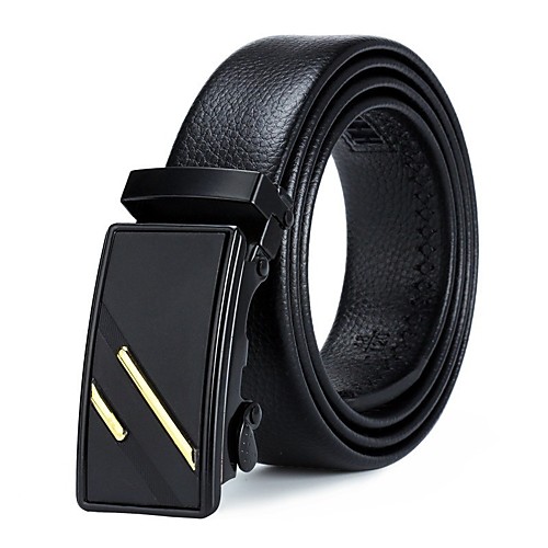 

Men's Wide Belt Office / Career Daily Wear As the Picture Belt Solid Color