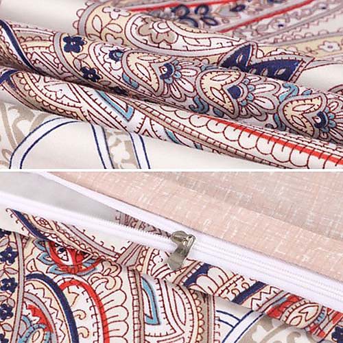 

3-Piece Duvet Cover Set Hotel Bedding Sets Comforter Cover with Soft Lightweight Microfiber Include 1 Duvet Cover 2 Pillowcases for Double/Queen/King(1 Pillowcase for Twin/Single)
