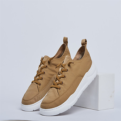 

Men's Sneakers Casual Daily Walking Shoes Elastic Fabric Breathable Non-slipping Wear Proof Light Grey Khaki Black Spring Summer