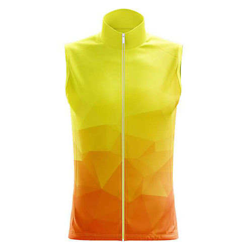 

21Grams Women's Sleeveless Cycling Jersey Summer Spandex Yellow Gradient Bike Top Mountain Bike MTB Road Bike Cycling Quick Dry Moisture Wicking Sports Clothing Apparel / Stretchy / Athleisure