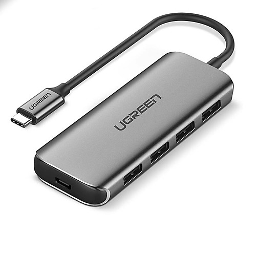 

WiWU High Speed T02 USB 3.0 USB C to USB 2.0 USB 3.0 USB Hub 2 Ports For Windows, PC, Laptop