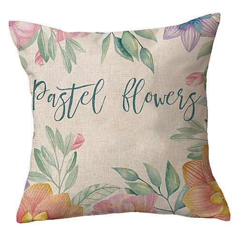 

Double Side Cushion Cover 1PC Faux Linen Soft Decorative Square Throw Pillow Cover Cushion Case Pillowcase for Sofa Bedroom Superior Quality Machine Washable