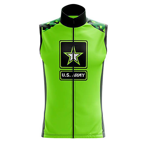

21Grams Women's Sleeveless Cycling Jersey Summer Spandex Polyester Green Camo / Camouflage Stars Bike Jersey Top Mountain Bike MTB Road Bike Cycling Quick Dry Moisture Wicking Breathable Sports