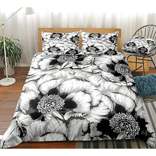 

Duvet Cover Sets 3 Piece Rayon / Polyester 3D Rainbow Reactive Print Bohemian Style