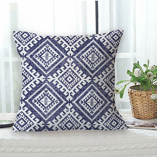 

Geometric Vintage Double Side Cushion Cover 1PC Soft Throw Pillow Cover Cushion Case Pillowcase for Sofa Bedroom Livingroom Superior Quality Machine Washable Outdoor Cushion for Sofa Couch Bed Chair