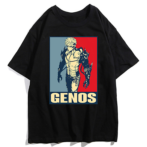 

Inspired by ONE PUNCH-MAN Cosplay Anime Cartoon Polyester / Cotton Blend Print Harajuku Graphic Kawaii T shirt For Women's / Men's
