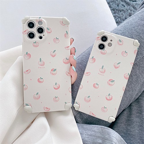 

Phone Case For Apple Back Cover iPhone 12 Pro Max 11 SE 2020 X XR XS Max 8 7 Shockproof Dustproof Geometric Pattern TPU